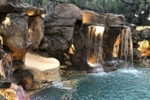 Grotto vs Waterfall Feature for Swimming Pools