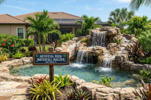 Artificial Rock Waterfall Builder Fort Myers FL – Transform Your Backyard Into a Tropical Paradise