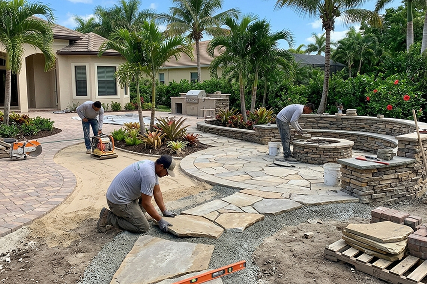 Custom Hardscape Design Contractors in Fort Myers FL