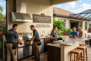 Outdoor Kitchen Contractor Fort Myers FL – Custom Outdoor Living Designed for Florida Homes