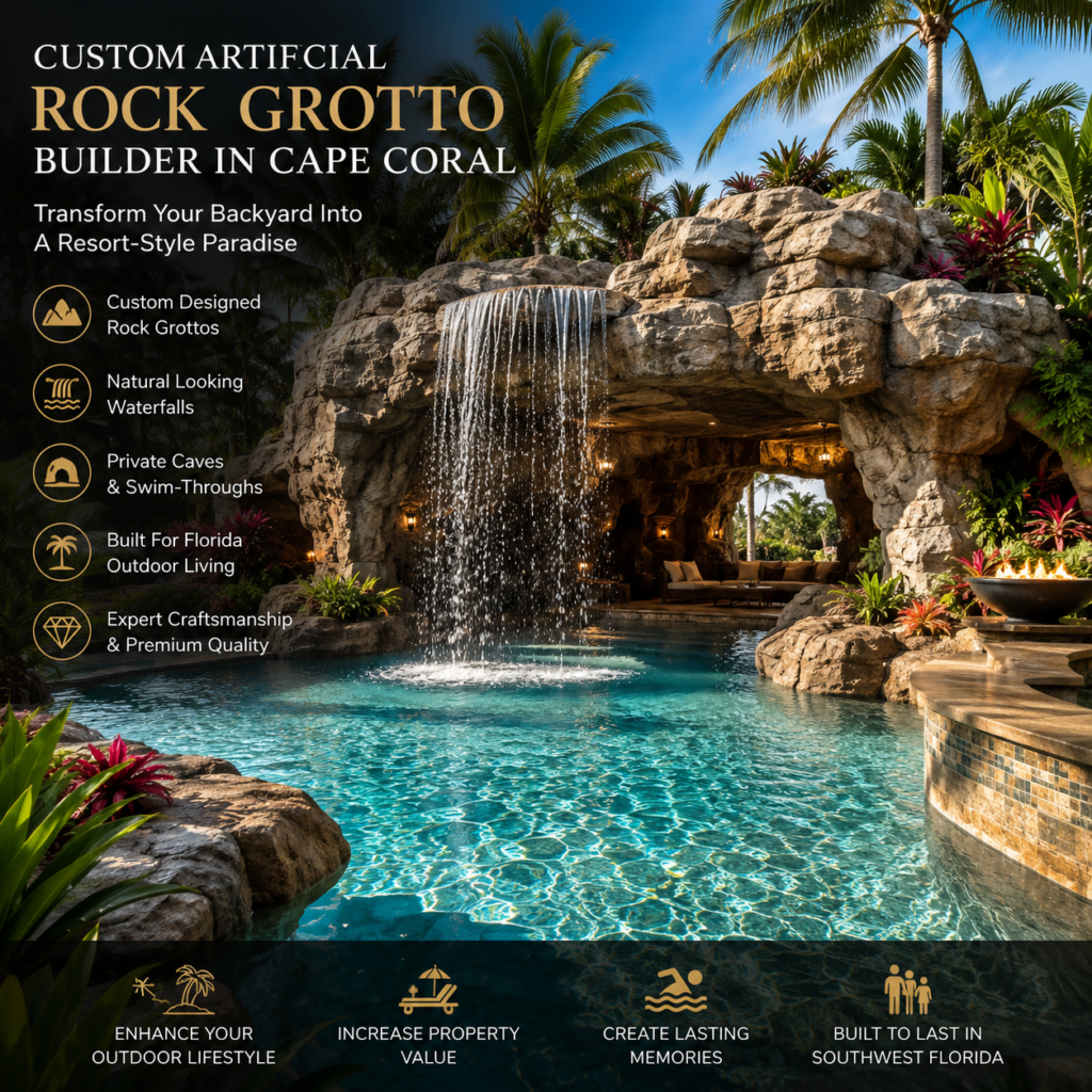 Artificial Rock Grotto Builder Cape Coral Florida