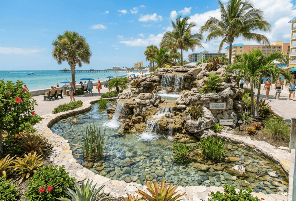 Artificial Rock Water Feature Fort Myers Beach FL