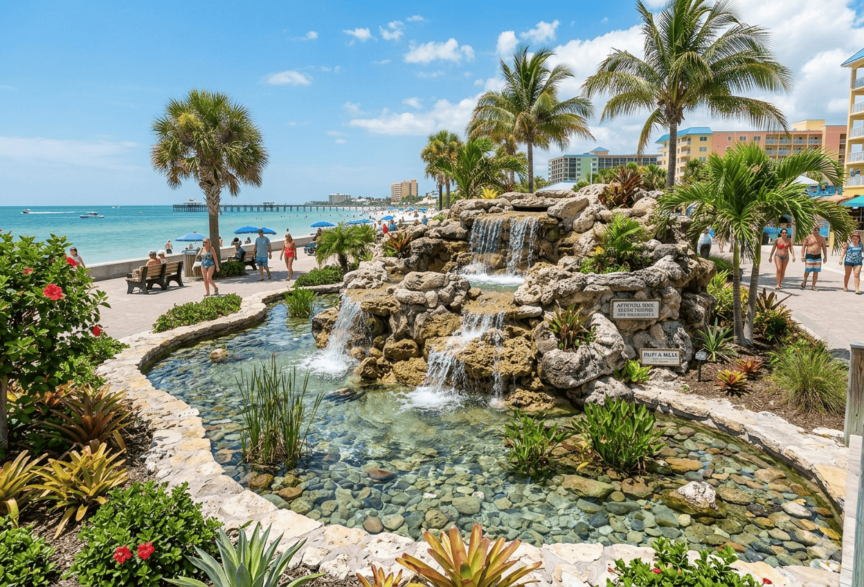 Artificial Rock Water Feature Fort Myers Beach FL