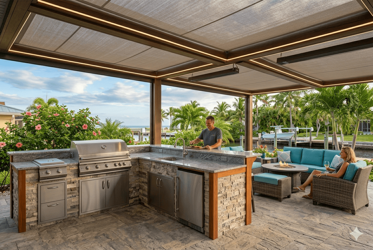 Custom Outdoor Kitchen Builders in Fort Myers Beach FL