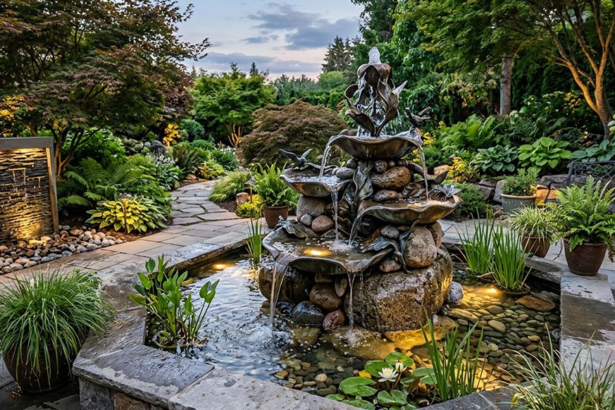 Custom Fountains and Water Features
