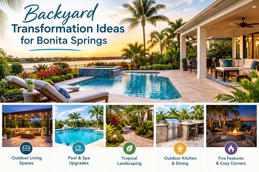 Backyard Transformation Ideas for Bonita Springs, FL: From Pool Areas to Outdoor Retreats